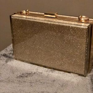 Gold Sparkle Evening Bag